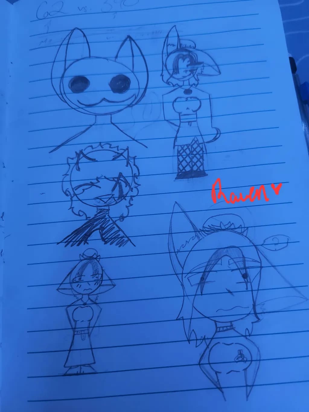 Character Sketches with Ears