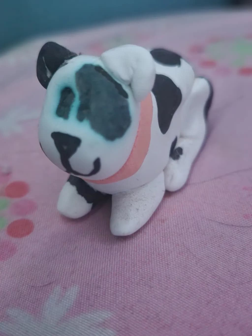 Spotted Puppy Figurine