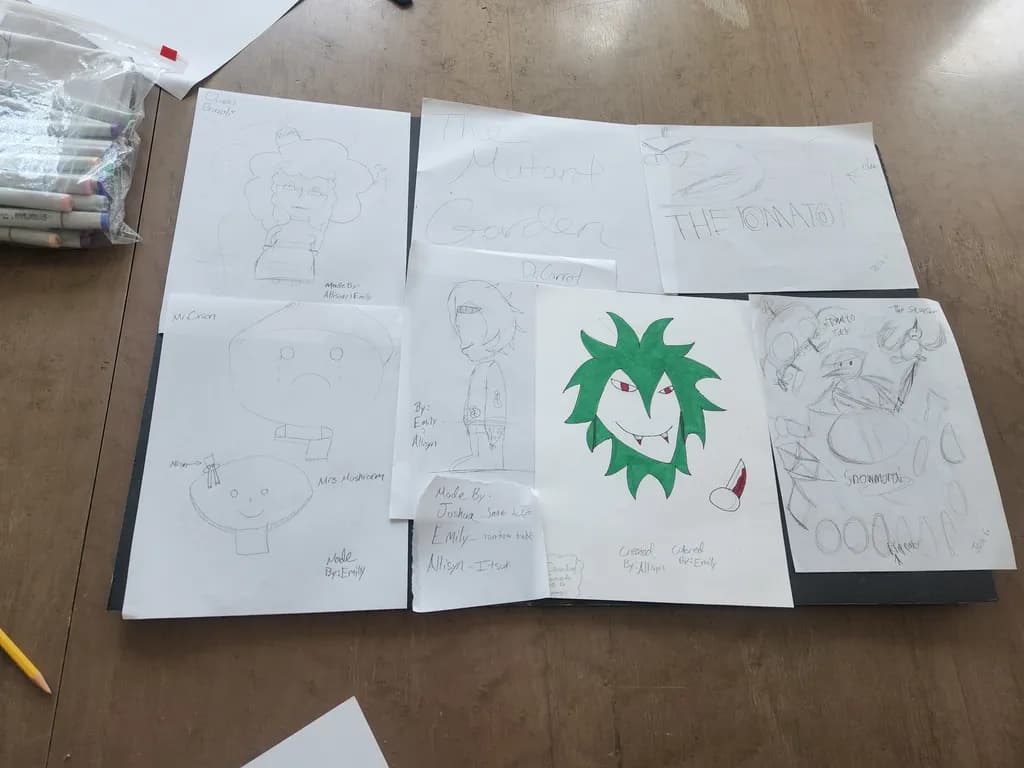 Mutant Garden Sketches
