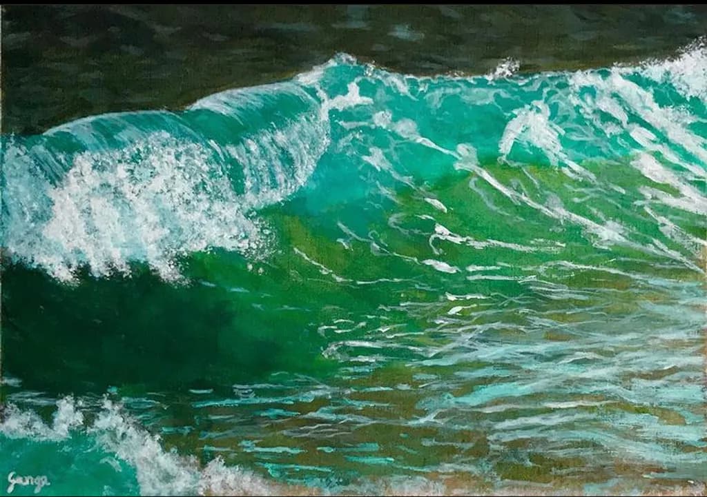 Ocean Wave Crest