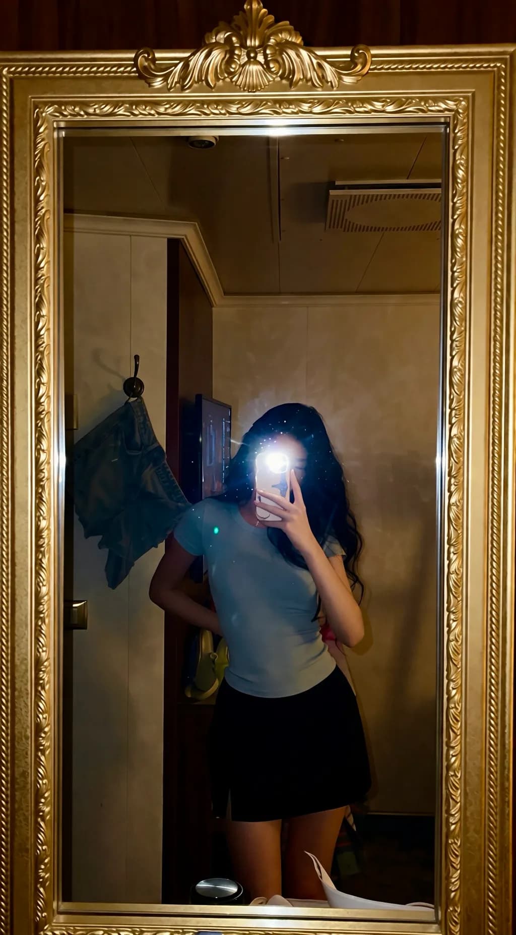 Golden Frame Reflection