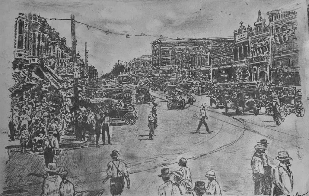 Inbound Street Scene