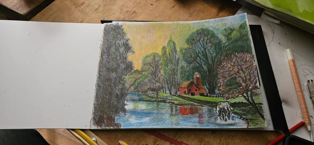 Farmhouse by the Lake