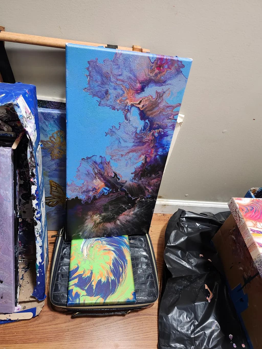 Abstract Blue Burst