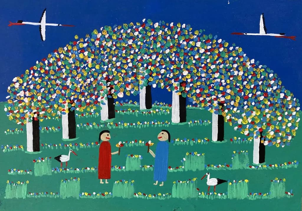 Flower Exchange Under Trees