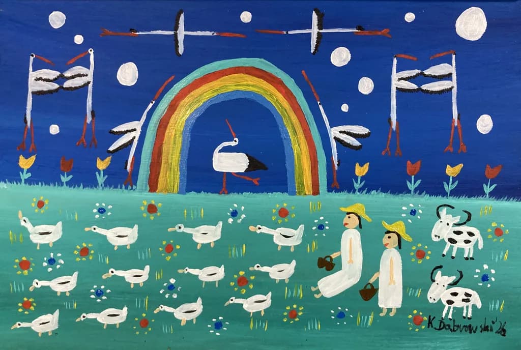 Rainbow Over Bird Field