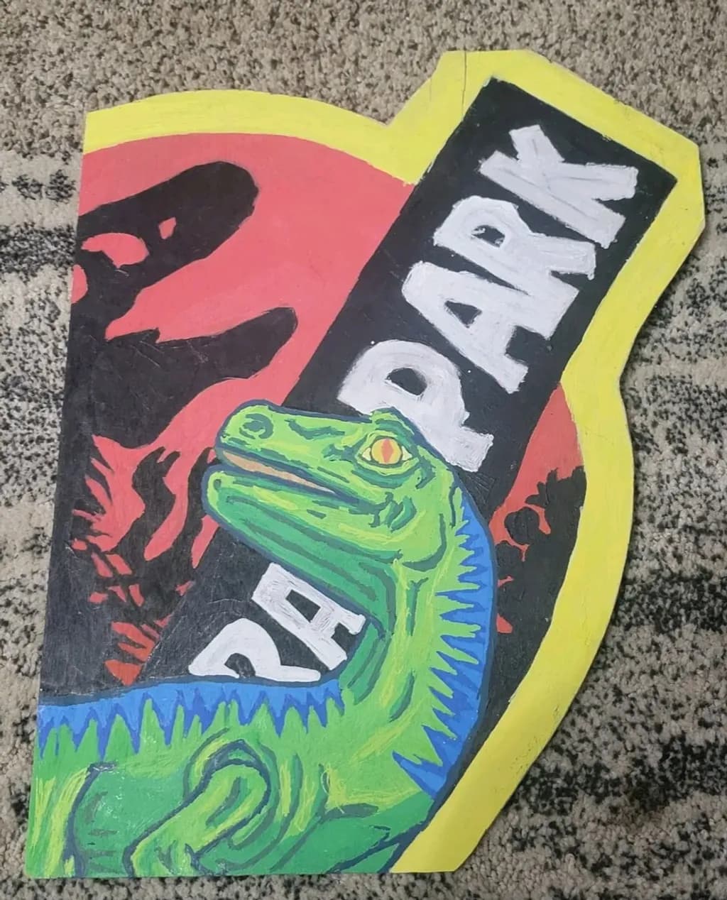 Park Dinosaur Silhouette
