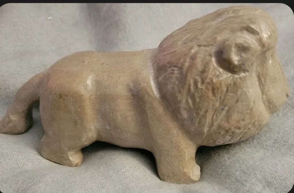 Carved Stone Lion
