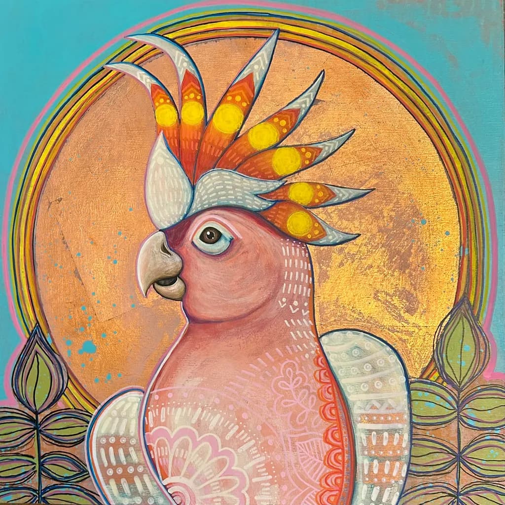 Sunlit Cockatoo