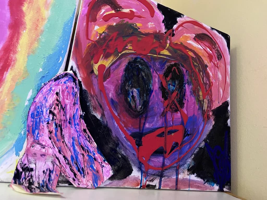 Abstract Face Colors