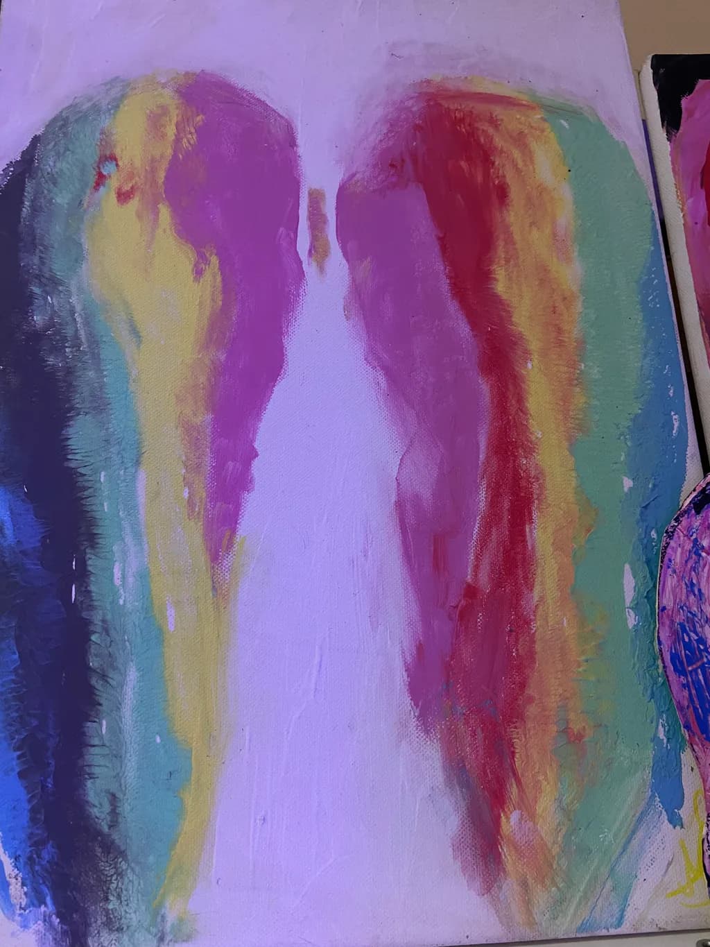Colorful Angel Wings