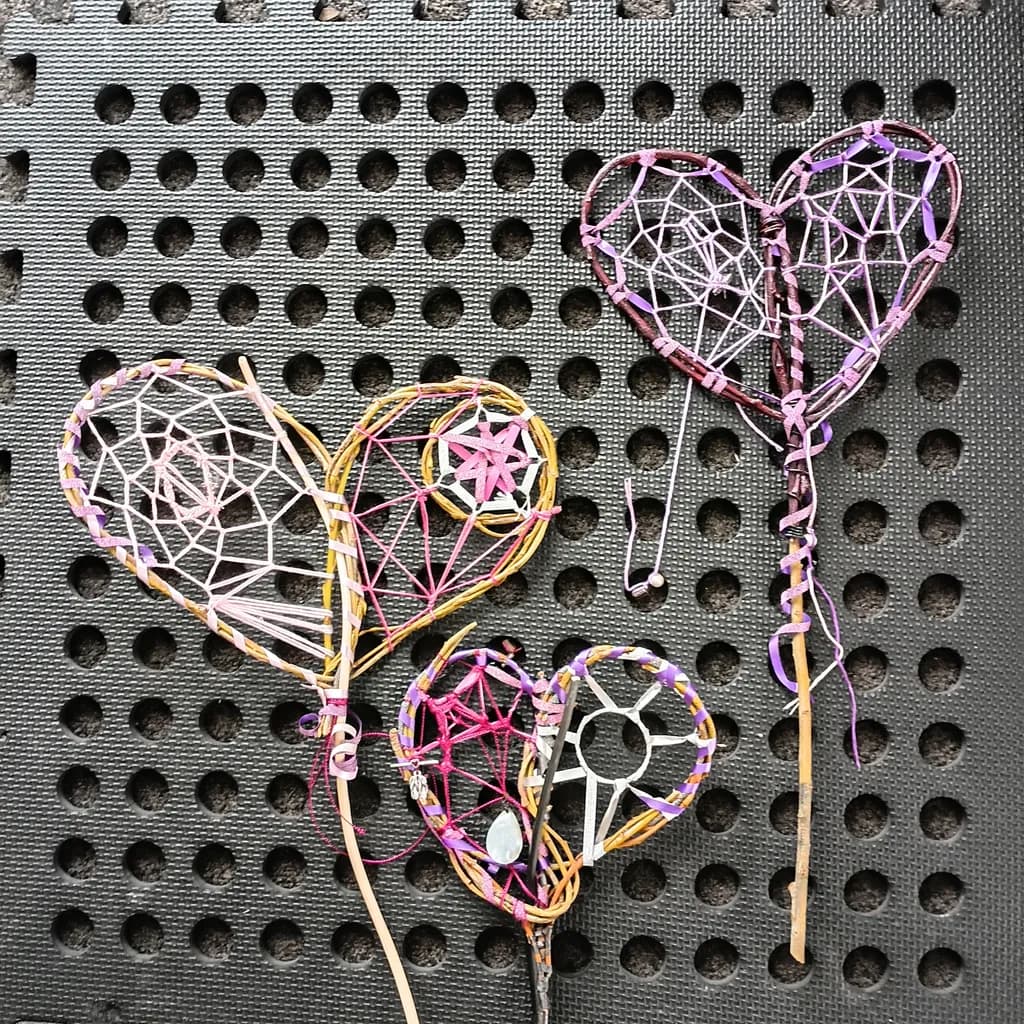 Woven Heart Shapes
