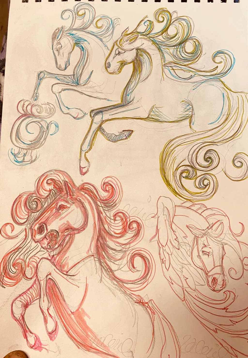 Swirling Horses