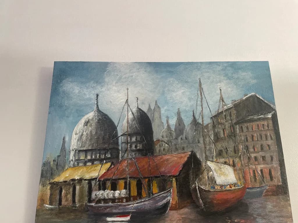 Venetian Harbor Scene