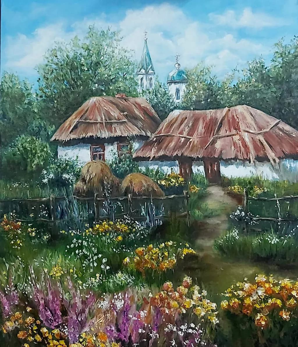 Thatched Cottages and Garden