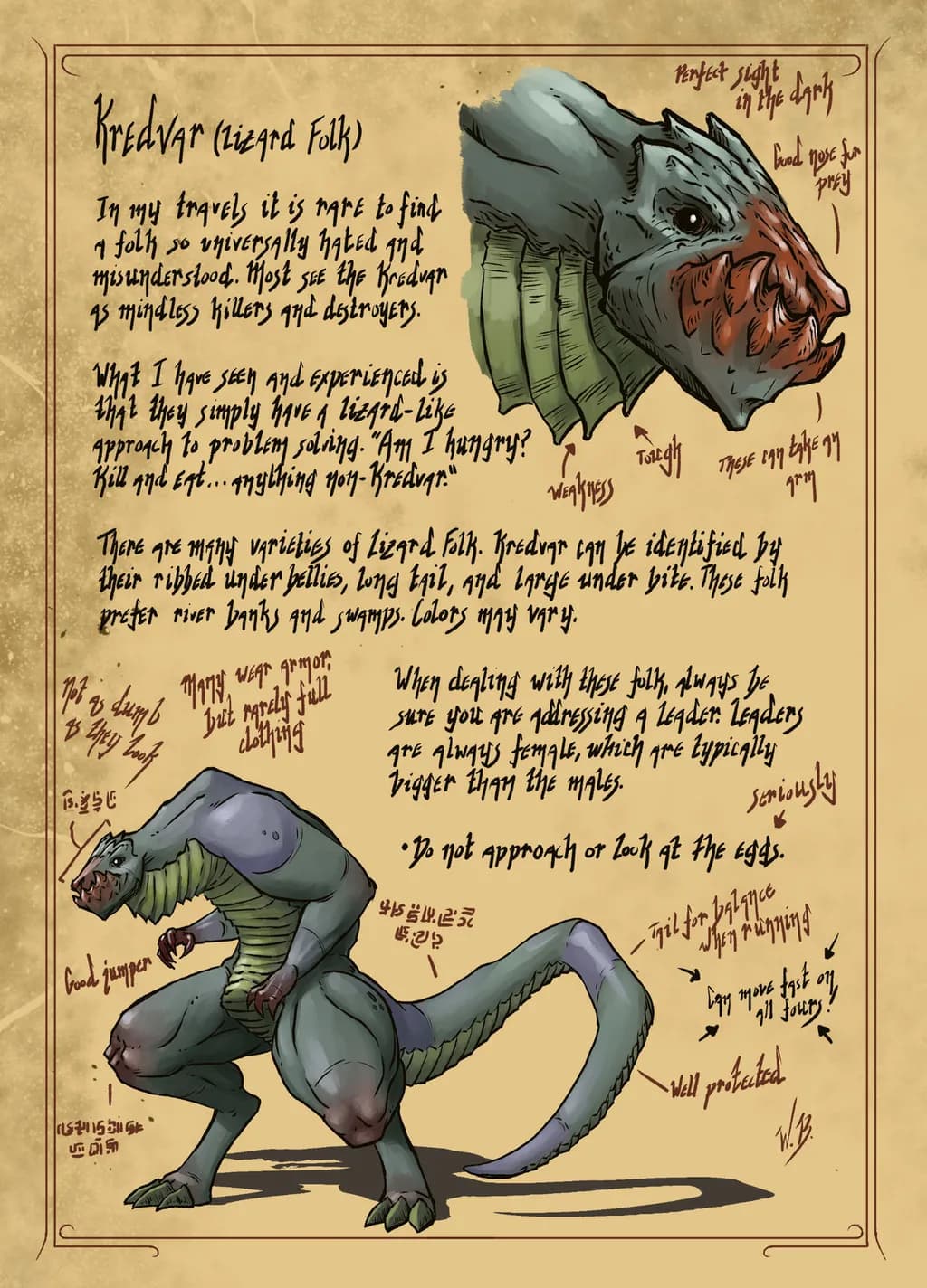 Lizard Folk Guide