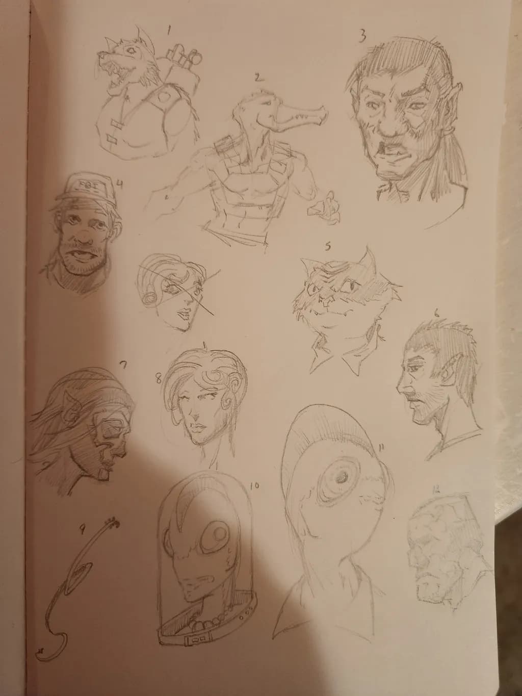 Inbound Characters Sketches