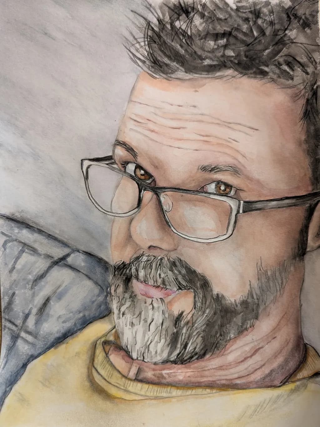 Bearded Man Portrait