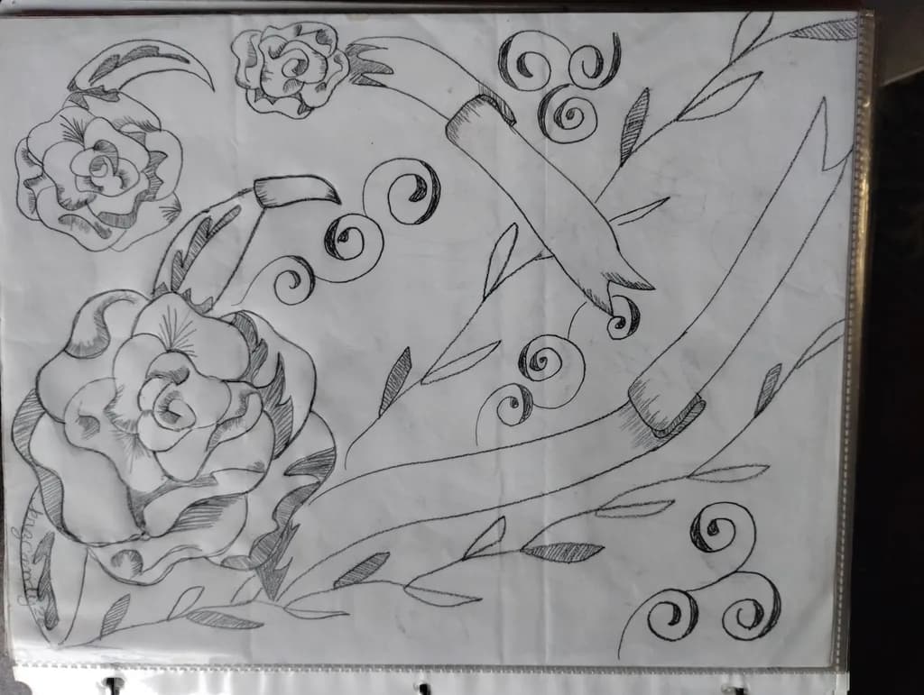 Floral Bird Tangle