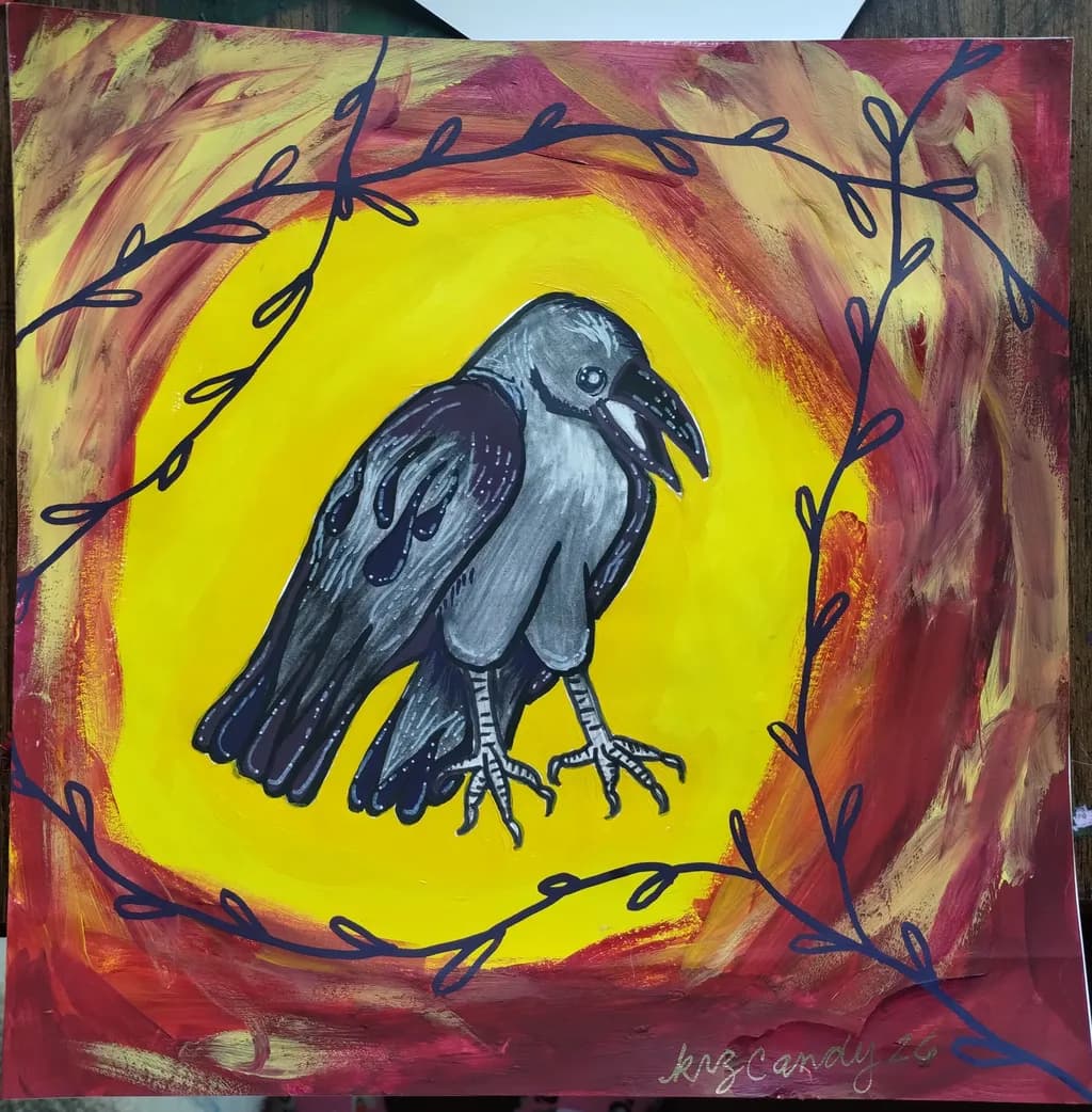 Golden Circle Raven