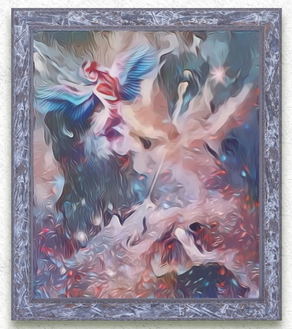 Winged Abstract Painting