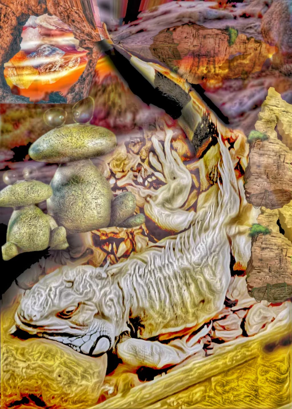Desert Iguana Rocks