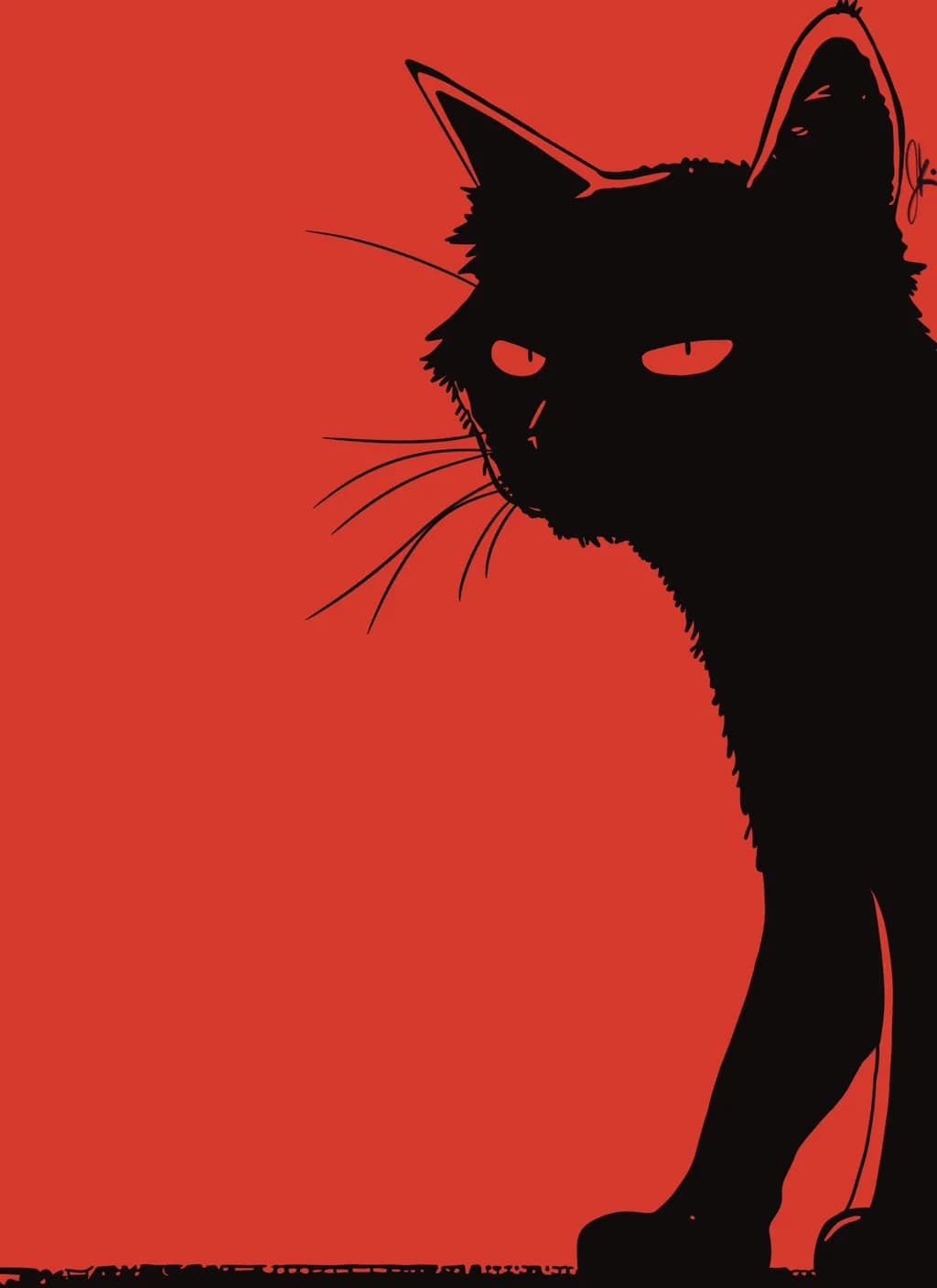 Black Cat Silhouette