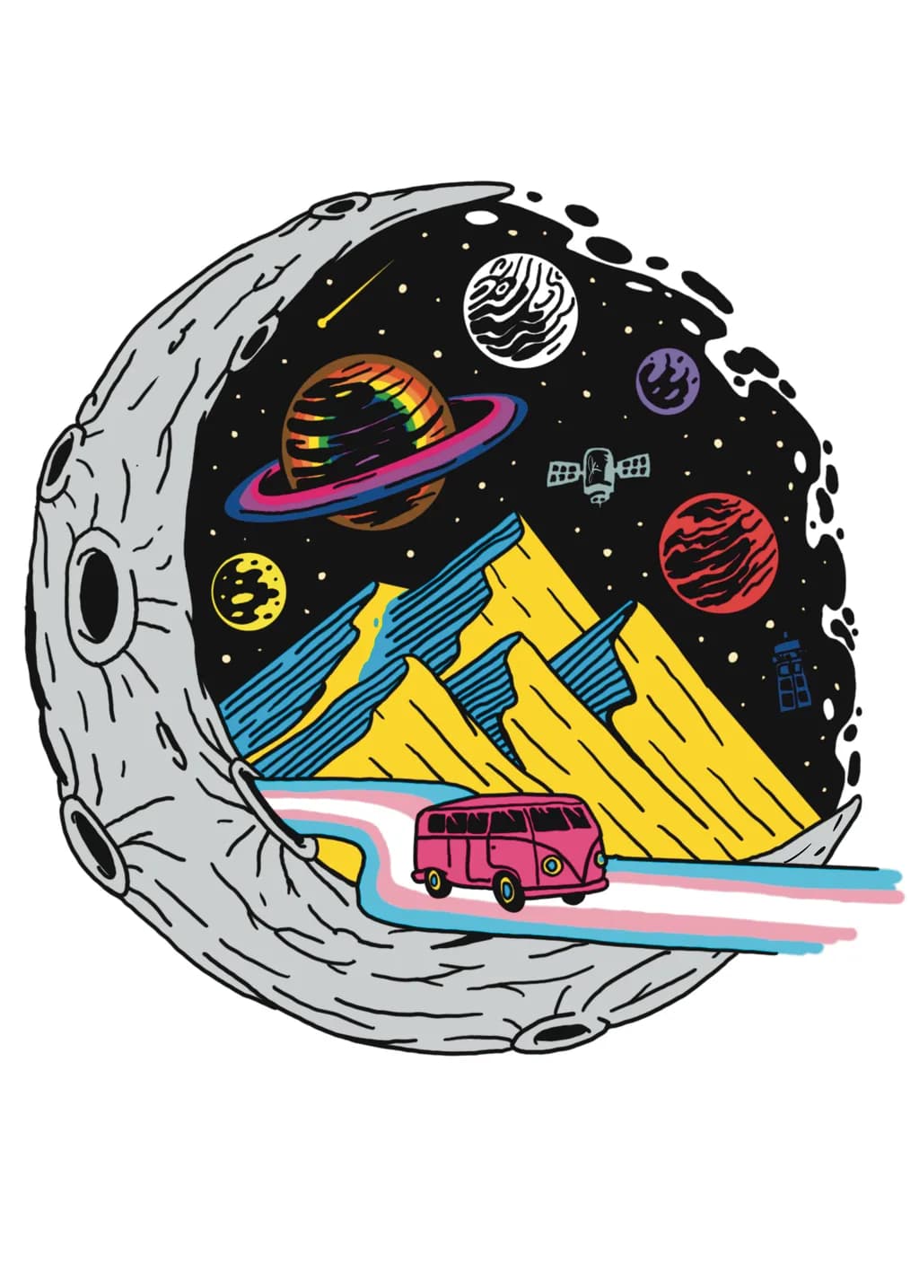 Cosmic Mountains Journey