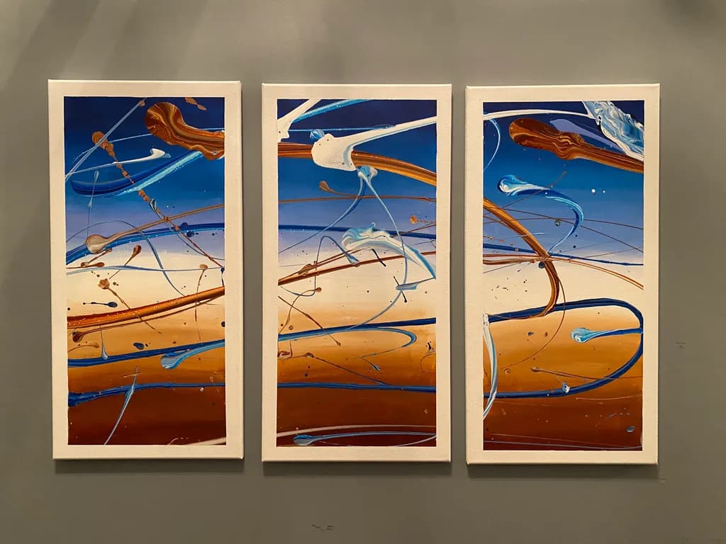 Desert Sky Triptych