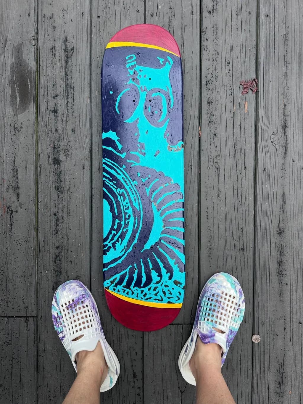 Gas Mask Skateboard