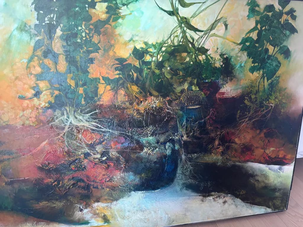 Abstract Botanical Roots