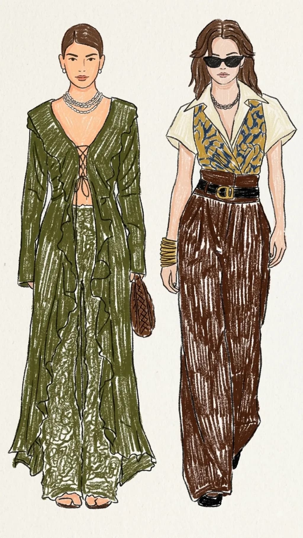 Ruffles and Trousers