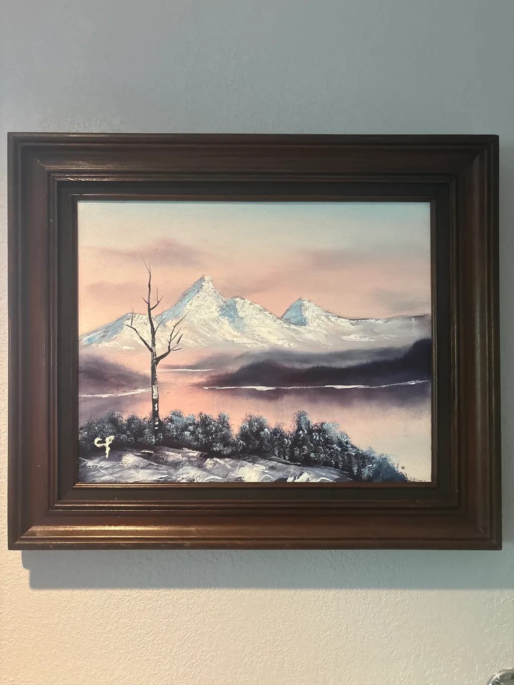 Snowy Mountain Landscape