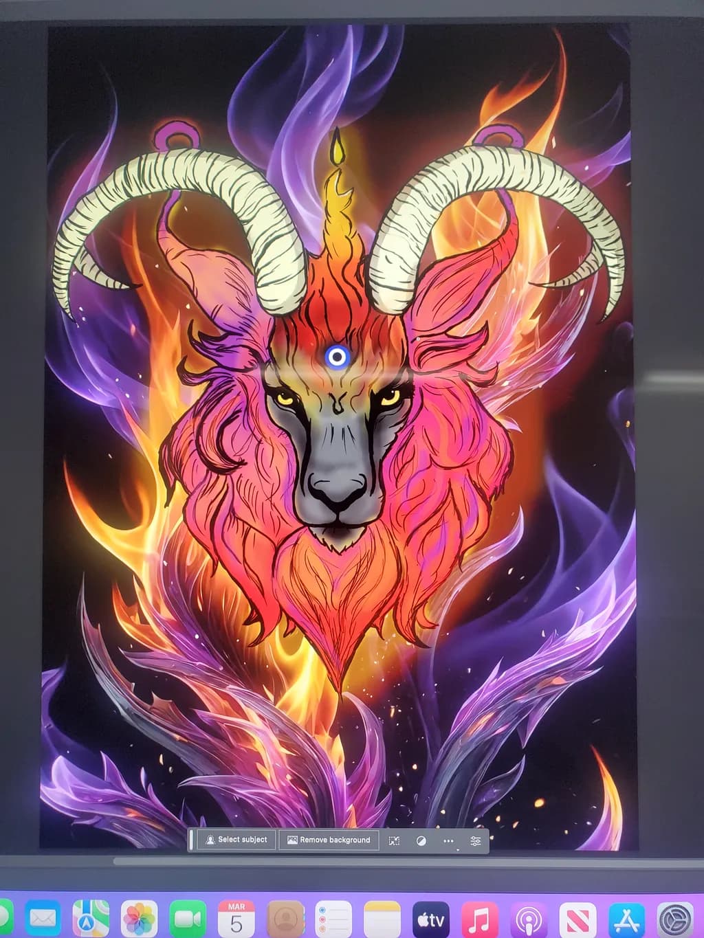 Fiery Ram Spirit
