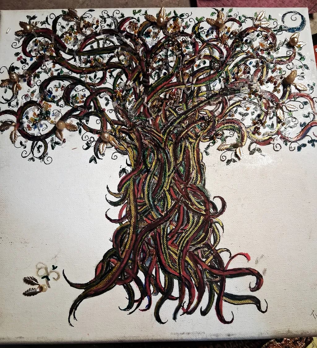 Abstract Tree Artwork