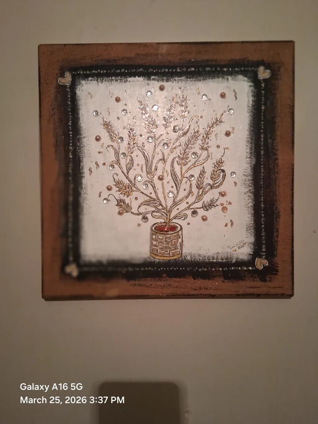 Wheat Basket Arrangement