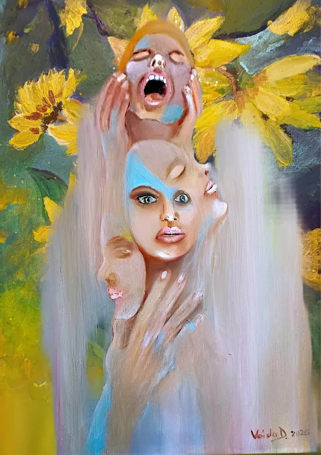 Sunflower Faces