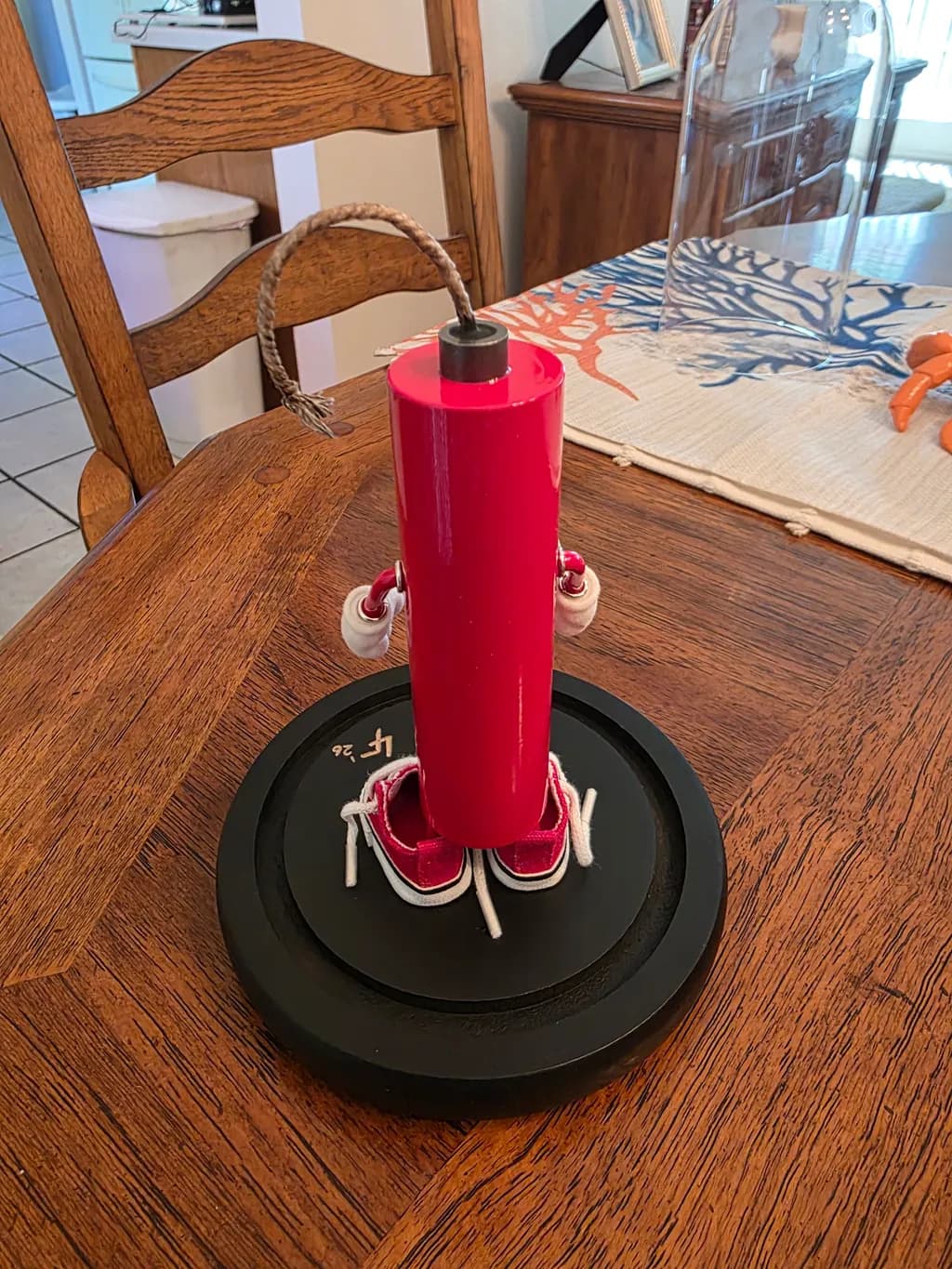 Red Firecracker Figurine