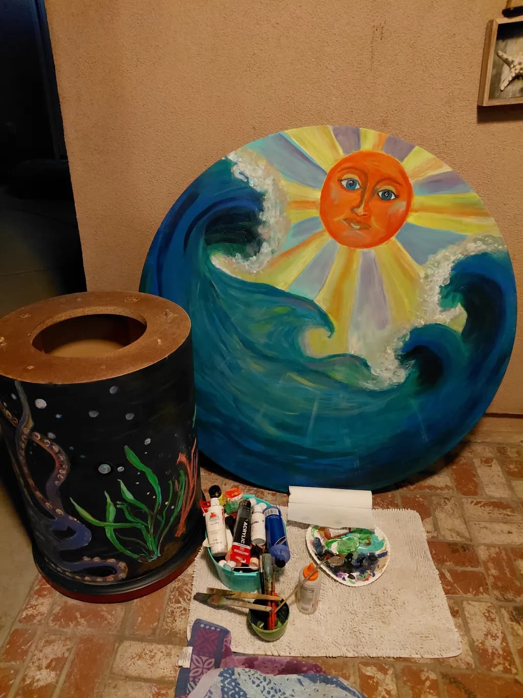 Sun and Ocean Waves