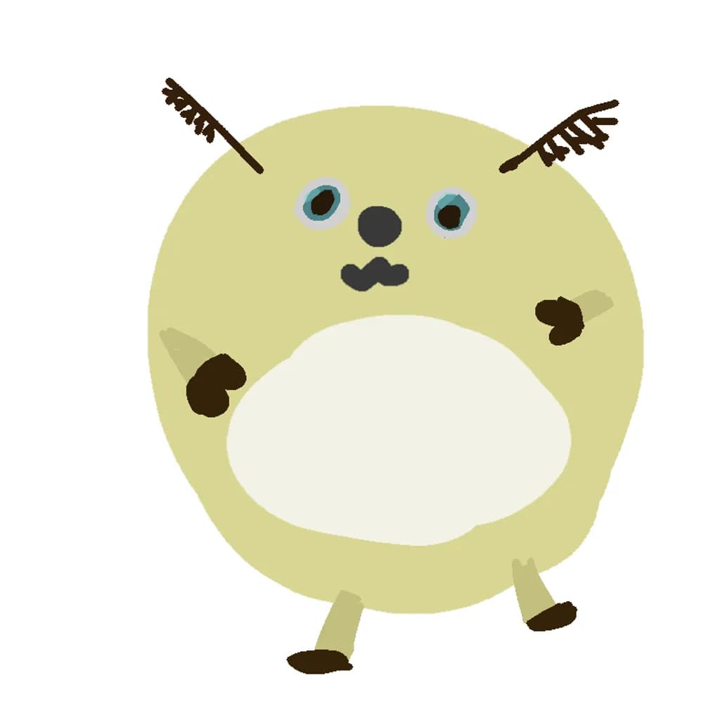 Round Bear Character