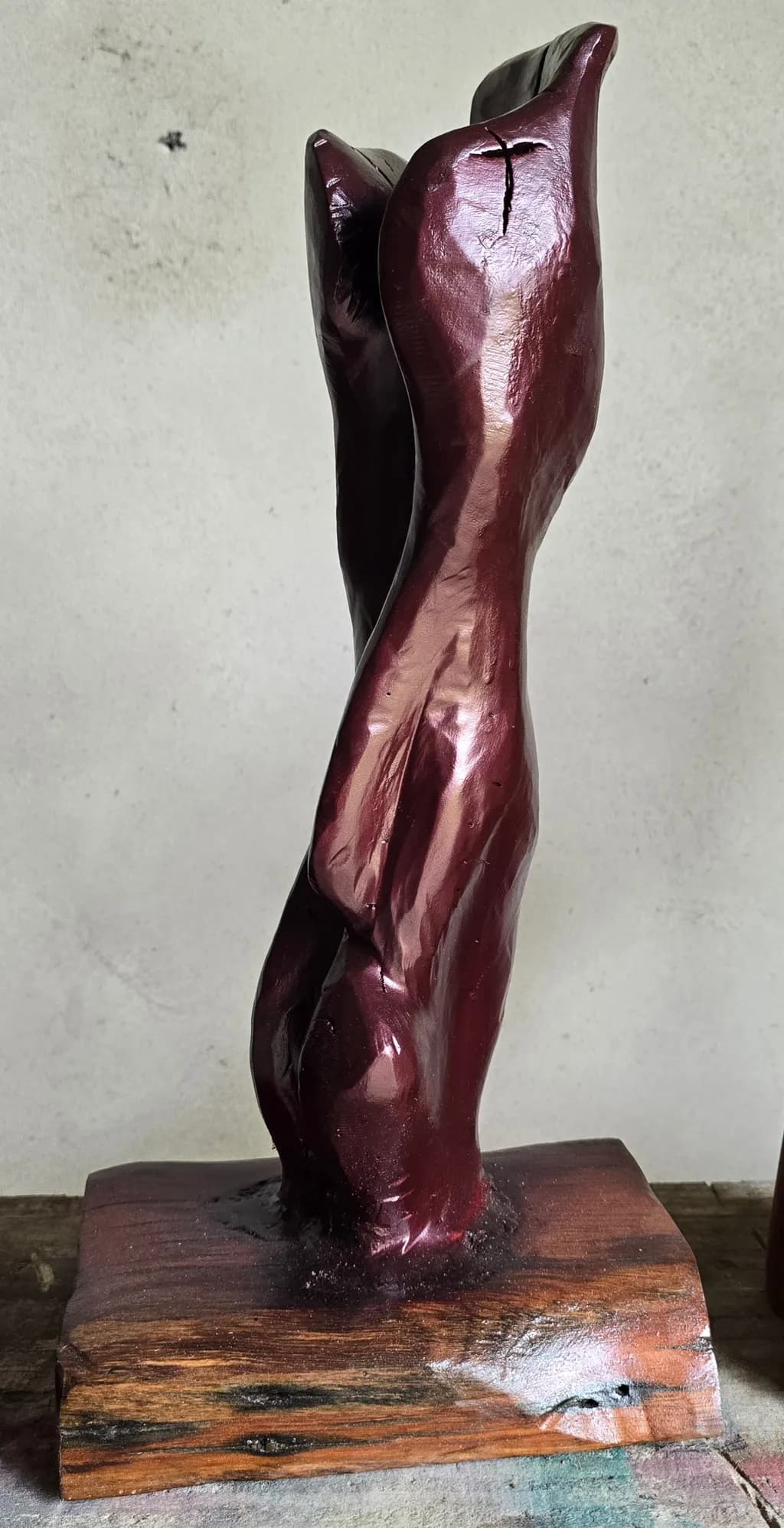 Twisted Wood Form