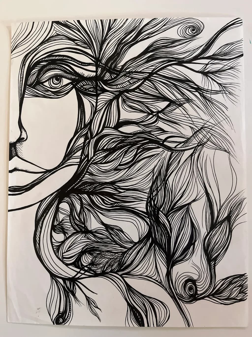 Face in Branches