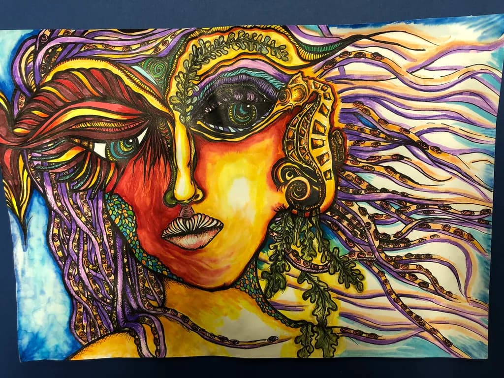 Abstract Face Composition