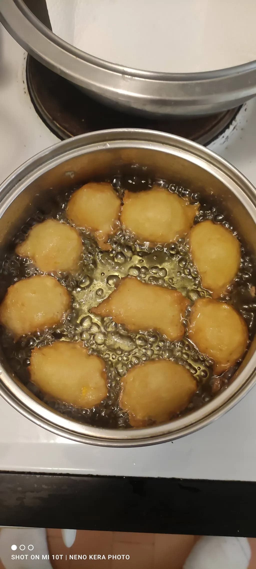 Frying Donuts in Oil