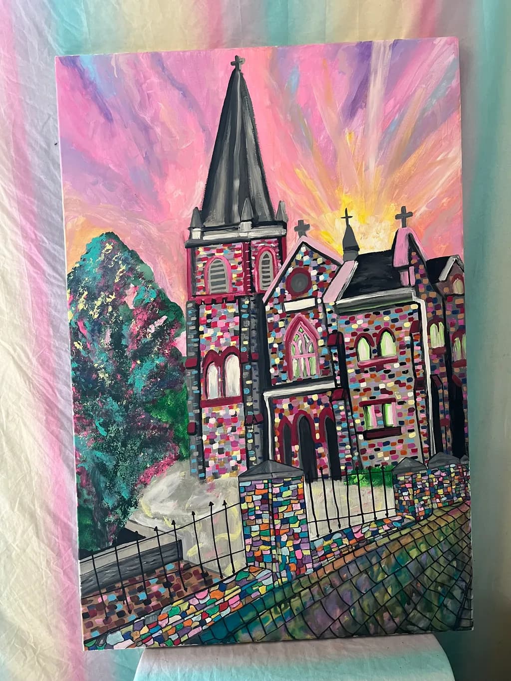 Sunset at the Church