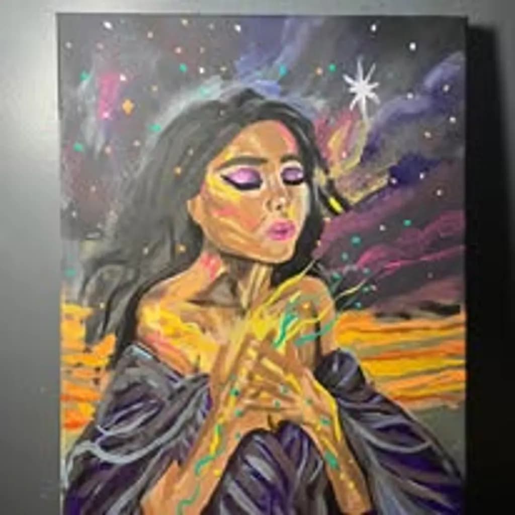 Abstract Woman Portrait