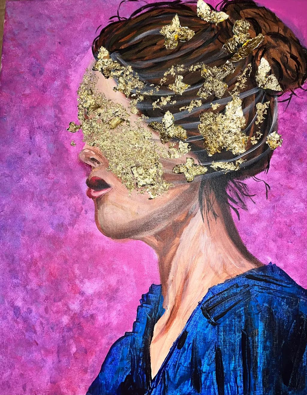 Gold Leaf Portrait