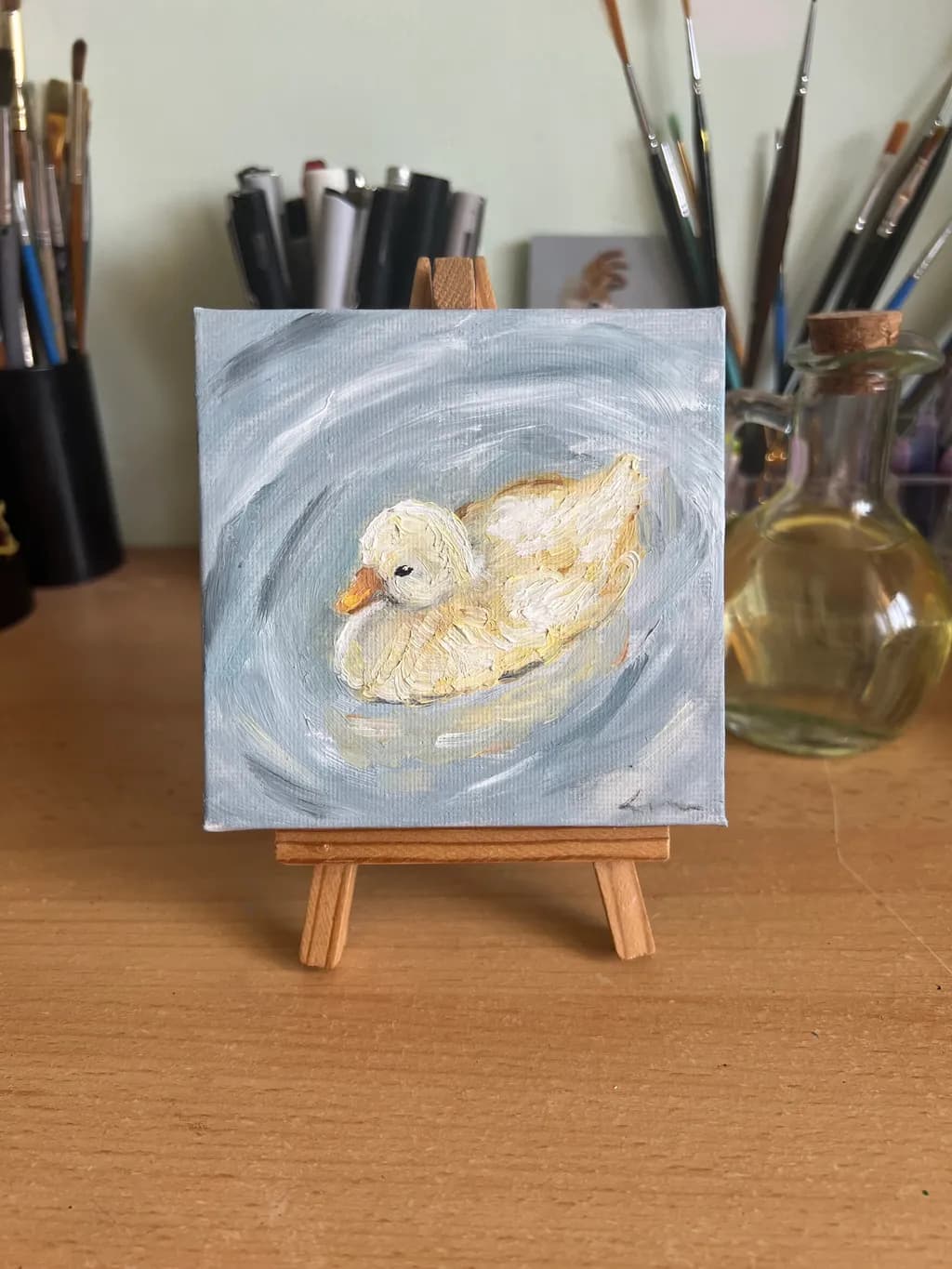 Duckling on Water
