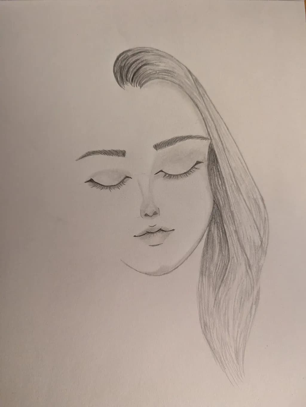 Portrait with Closed Eyes