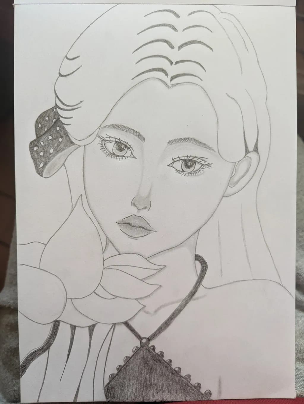 Portrait with Flower